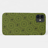 緑の輪のマンダラ Case-Mate iPhoneケース (裏面(横))