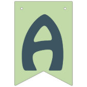 緑の轟音ジュラ紀恐竜 バンティングフラッグ (第3の旗)