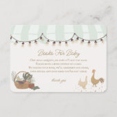 緑の農家市場農産物書籍のベビー挿入 エンクロージャーカード (正面)