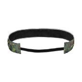 緑の迷彩パターン、軍隊パターン、陸軍 アスレチックヘッドバンド (裏面)