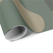 緑の迷彩柄ラッピング紙、ギフト、誕生日、ギフト ラッピングペーパー (ロールコーナー)