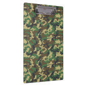 緑の迷彩柄 クリップボード (右)