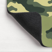 緑の迷彩柄 マウスパッド (コーナー)