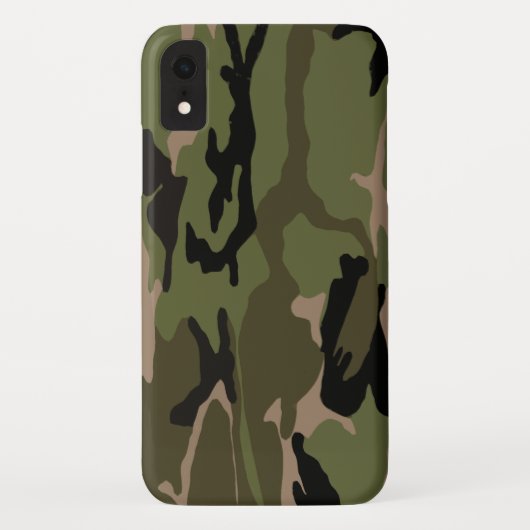 緑の迷彩柄 Case-Mate iPhoneケース (裏面)