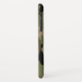 緑の迷彩柄 Case-Mate iPhoneケース (裏面/左)