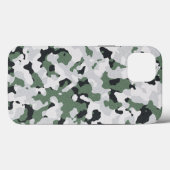 緑の迷彩模様ケースメイトiPhoneケース Case-Mate iPhoneケース (裏面 (横))