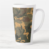 緑の迷彩模様ヴィンテージ2020 カフェラテマグ (右)