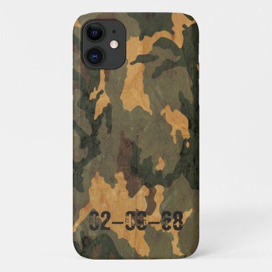 緑の迷彩模様ヴィンテージ2020 Case-Mate iPhoneケース (裏面)