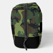 緑の迷彩模様、お名前、パーソナライズ ドップキット (右)