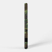 緑の迷彩模様、お名前、パーソナライズ SAMSUNG GALAXYケース (右側面)