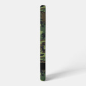 緑の迷彩模様、お名前、パーソナライズ SAMSUNG GALAXYケース (左側面)