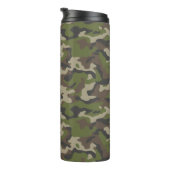 緑の迷彩模様 タンブラー (回転右)