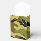 緑の迷彩陸軍のテクスチャ フェイバーボックス (オープン)