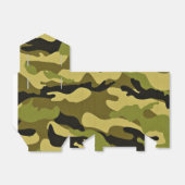 緑の迷彩陸軍のテクスチャ フェイバーボックス (折り畳みなし)