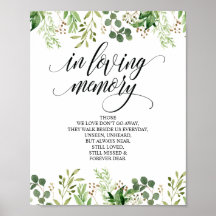 緑の追悼記念プレート 愛する人の記憶に