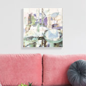 緑の透明度 キャンバスプリント (インサイチュ (リビング))