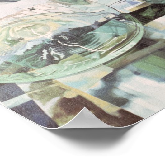 緑の透明度 ポスター (角)