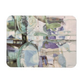 緑の透明度 マグネット (横)