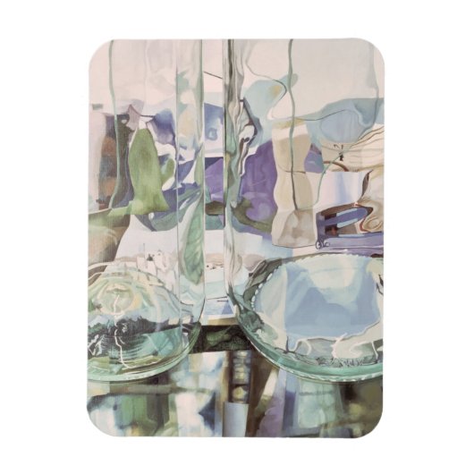 緑の透明度 マグネット (縦)