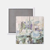 緑の透明度 マグネット (正面/裏面)