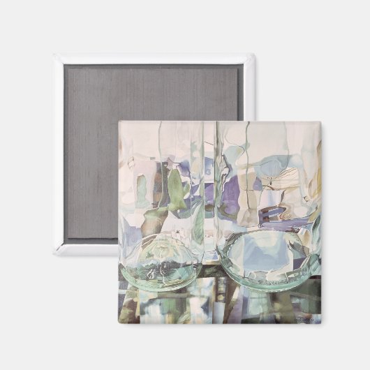 緑の透明度 マグネット (正面/裏面)