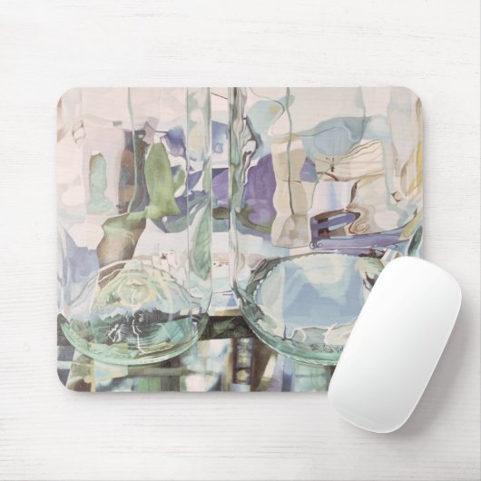 緑の透明物 マウスパッド (マウス)