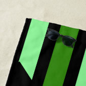 緑の透視ファッショニスタ図 ビーチタオル (インサイチュ)