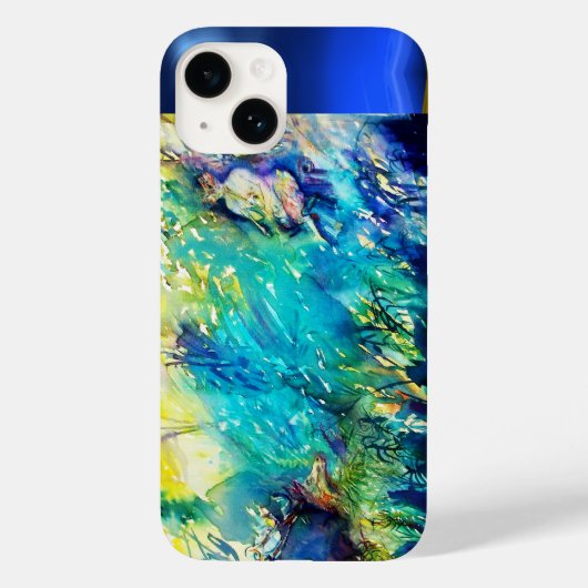 緑の遊森の中の笛と鹿 Case-Mate iPhoneケース (裏面)