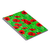 緑の野に咲くケシ ノートブック (右側)