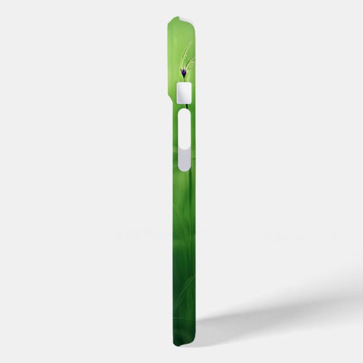 緑の野に咲く紫の野の花 Case-Mate iPhoneケース (裏面 / 左)