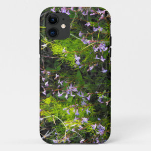 緑の野の花 iPhone 11 ケース