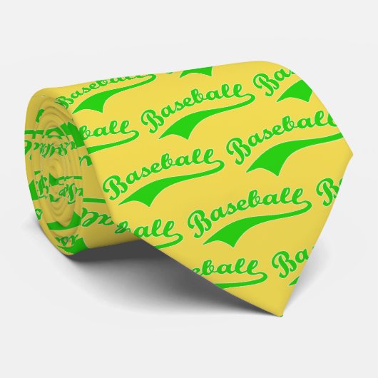 緑の野球台本 ネクタイ (ロール)