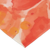 緑の野生のサンゴの花の水色 テーブルクロス (アングル)