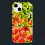 緑の野生のサンゴの花の水色 Case-Mate iPhone 14ケース<br><div class="desc">活気とカラフルの花のフル開花。</div>