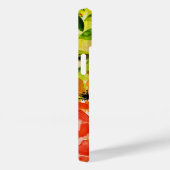 緑の野生のサンゴの花の水色 Case-Mate iPhoneケース (裏面 / 右)