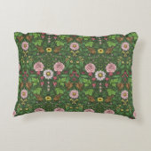 緑の野生の庭 アクセントクッション (裏面)