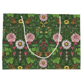 緑の野生の庭 ラージペーパーバッグ (裏面)