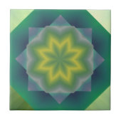 緑の野花 タイル (正面)