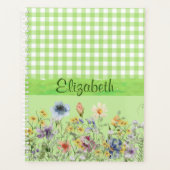 緑の野草 プランナー手帳 (正面)