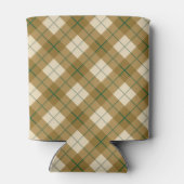 緑の金ゴールドのバイアスストライプ板 缶クーラー (裏面)