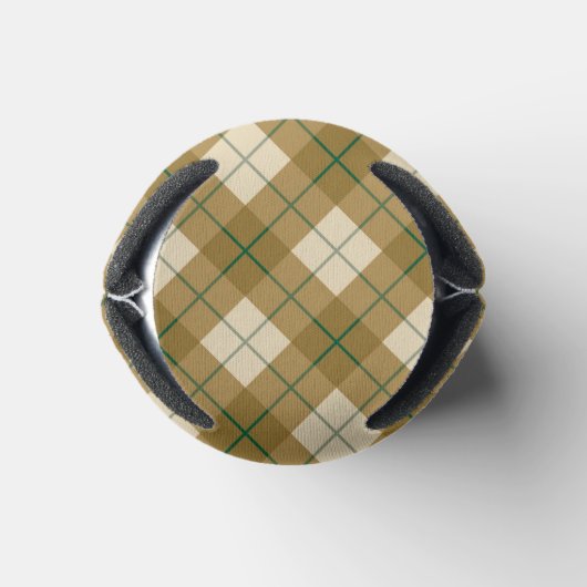 緑の金ゴールドのバイアスストライプ板 缶クーラー (ボトム)