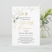 緑の金ゴールドの葉が最初に交叉 招待状 (スタンド正面)