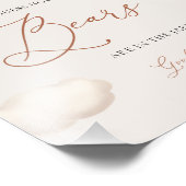 緑の金ゴールドクマの気球は何人のクマのサインを推測 フォトプリント (角)