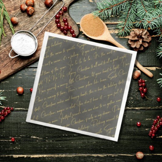 緑の金ゴールドクリスマスタイポグラフィパターン36 ID1009