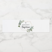 緑の金ゴールドクロスバプティスウォーターボトルラベル ペットボトルラベル (シングルラベル)