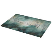 緑の金ゴールドツリークリスマス カッティングボード (角)