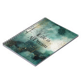 緑の金ゴールドツリー ノートブック (左側)