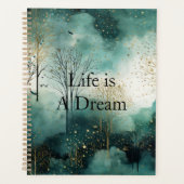 緑の金ゴールドツリー プランナー手帳 (正面)