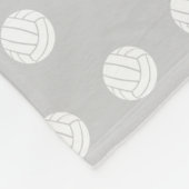 緑の金ゴールドバレーボールのコートは私の幸せな場所である フリースブランケット (角)