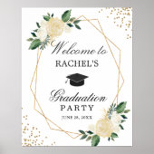 緑の金ゴールドフローラ卒業パーティーへようこそ ポスター (正面)